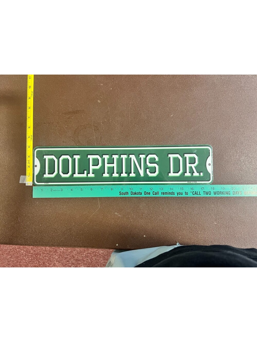 Dolphins Dr 4x18 Aluminum Metal Street Sign Football Fan Wall Decor